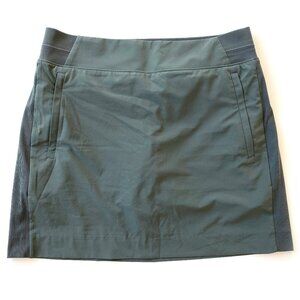 Athleta Brooklyn Slate Green Mini Skort